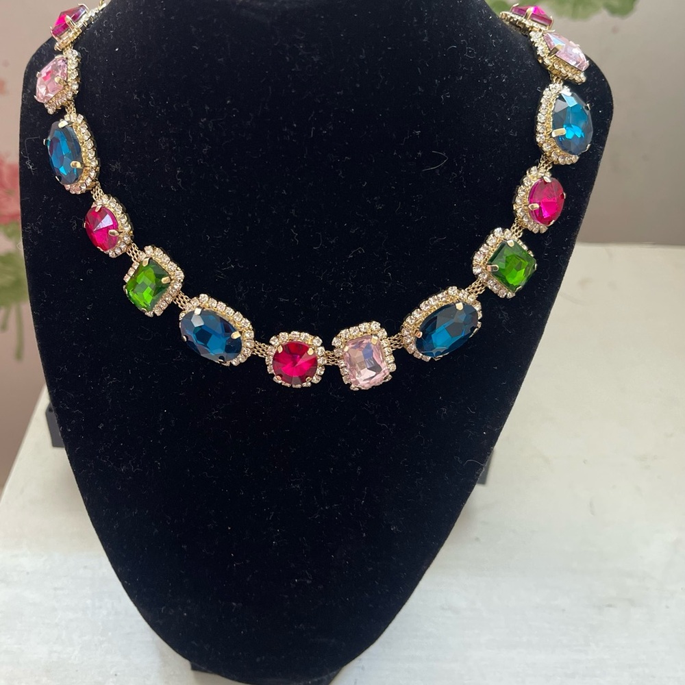 Elegant Multicolor Gemstone Necklace